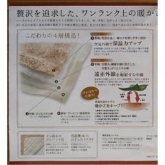 新品未使用！シャルレ　あったか敷きパッドの画像