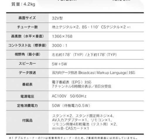 32型 アイリスオーヤマテレビ