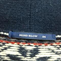 【美品 71%OFF】MIND BLOW メンズ ノルディック柄 カーディガンの画像