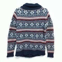 【美品 71%OFF】MIND BLOW メンズ ノルディック柄 カーディガンの画像