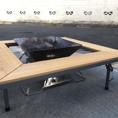 値下げ‼︎‼︎ ロゴスの焼き台とテーブルセット‼︎ テントセットでおまけ付