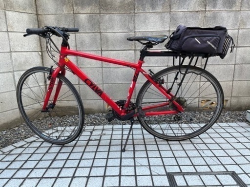 CYLVA F24 ブリヂストン　クロスバイク　キャリアバッグ付き