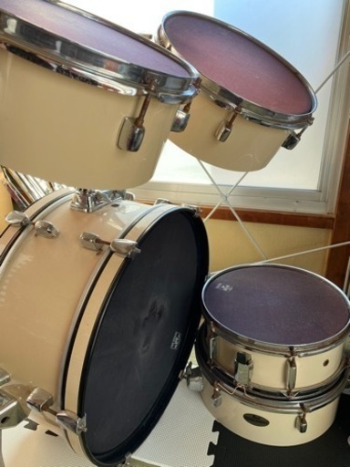 ドラムセットPearl RHYTHM TRAVELERシンバルスタンド2本付き！