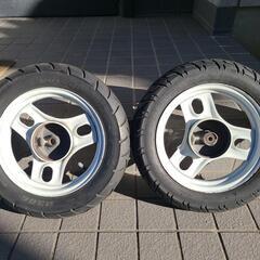 AF18ディオ Dio白ホイール前後セットの画像