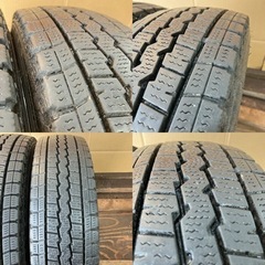 けっこう良いスタッドレス 155/80R14 2本／DL WINTERMAXX 8分,9分上 A4089-02の画像