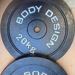 ラバープレート 20kg（2枚セット）　の画像