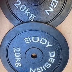 ラバープレート 20kg（2枚セット）　の画像