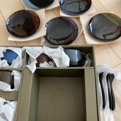 未使用　竹斎　色変わり　コーヒーカップ　5客セット