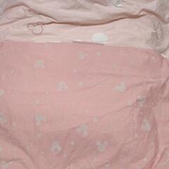 決定★セミダブル敷布団、羽毛布団　ミッキーカバー付★の画像