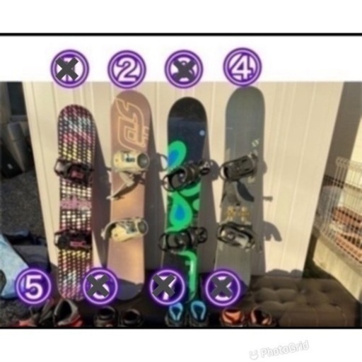 各種 スノーボード/ブーツ　税込3300円-税込11000円