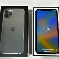 iPhone11pro 256G ミッドナイトグリーン 付属品完備 バ残90
