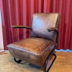 クラッシュゲート 本革一人掛けソファ スカー 関家具