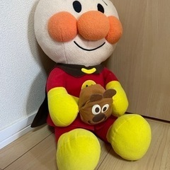 値下げしました！　アンパンマンのぬいぐるみ（約35センチ）　でん...