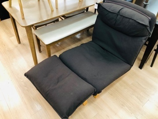無印良品 ハイバックリクライニングソファー オットマン付