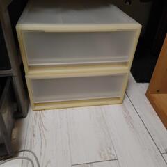 無印の衣装ケース　2個の画像