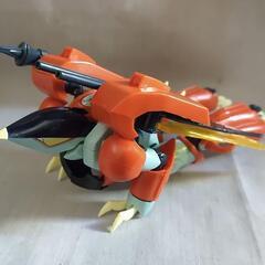 ダンバイン　プラモデル完成品3台と未組立品1台の画像