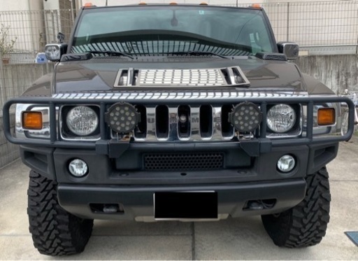 フロントグリルガード ハマー H2 GM純正品