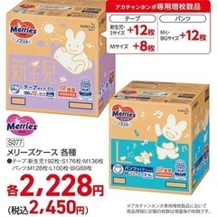 メリーズ　新生児　おむつ　2パック
