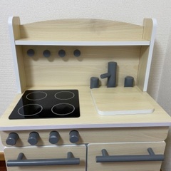 ままごと用木製キッチン＆木製おままごとセットの画像