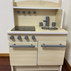 ままごと用木製キッチン＆木製おままごとセット