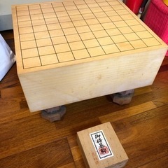 高級将棋盤と将棋駒