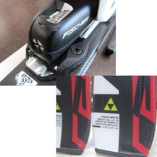 フィッシャー 140cm ジュニアスキー RC4 RACE FISCHER Jr ビンディング