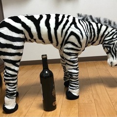 リアル アニマル  大型  シマウマ ぬいぐるみの画像