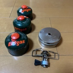 【アウトドア入門に最適！】EPI gas バーナーセット　登山、...