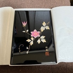 【引き渡し決まりました】アドレス帳　会津伝統漆器