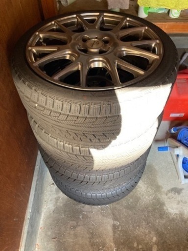 【1/15値下】205/40R17 ナンカン スタッドレスタイヤ ホイールセット