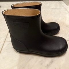 美品　レインブーツ　濃紺　19cm ツキホシ　長靴