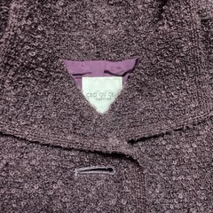 セシオセラ　ショート丈コート　ワインレッドの画像