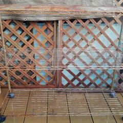 解体ハンマー購入しました。屋外使用　ニトリ　スチールラックCUSTOM幅115センチ2段クロームの画像