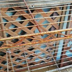 解体ハンマー購入しました。屋外使用　ニトリ　スチールラックCUSTOM幅115センチ2段クロームの画像