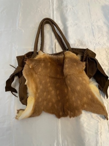 本革　バンビリアルファー　トートバッグ