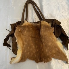 本革 バンビリアルファー トートバッグ