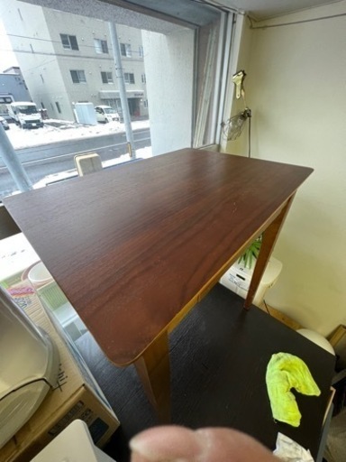 ウッドデスク ED-2870 あずま工芸 天然木 小さいテーブル 一人用机 パソコンデスク コンパクト