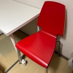 IKEA テーブル イス二脚 ※決まりましたの画像