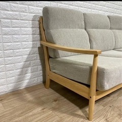 ニトリ　3人がけソファの画像