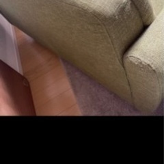 ソファー　グリーン　の画像