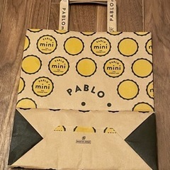 PABLO MINI パブロ チーズタルトショップ紙袋　ショッパーの画像