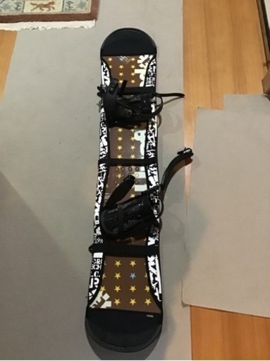 スノボ板 150cm FTC UNIONバイン、カバー付き