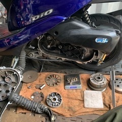 神奈川県藤沢市発。ホンダ　DIO AF68。４ストのインジェクション。整備済み！ナンバー、保険付きで乗って帰れます。の画像