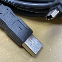 エレコム ELECOM USB-ECOM550  USB2.0ケーブル RoHS対応 A-ミニB 5.0m の画像