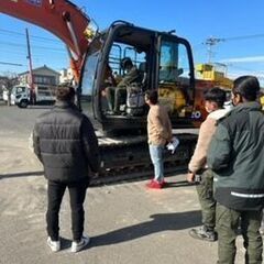 アットホームな会社です！　土木作業員募集・　未経験者歓迎の画像