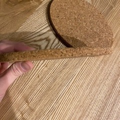 鍋敷き　コルクの画像