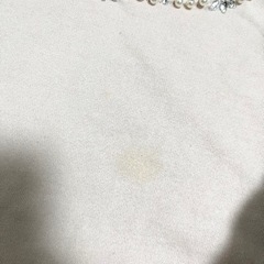 【0円均一】中古品タグなし　シミあり　半袖　ビジュー付き　ワンピース　薄桃色　婦人服の画像