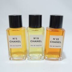 未使用☆CHANEL シャネル No.5/No.19/No.22...