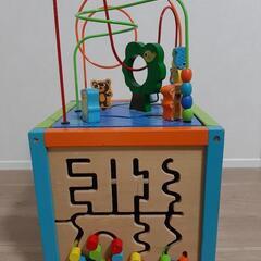 知育　木の遊び箱の画像