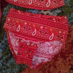 140cmの水着ですが130cmくらいを着る方が良いと思いますの画像